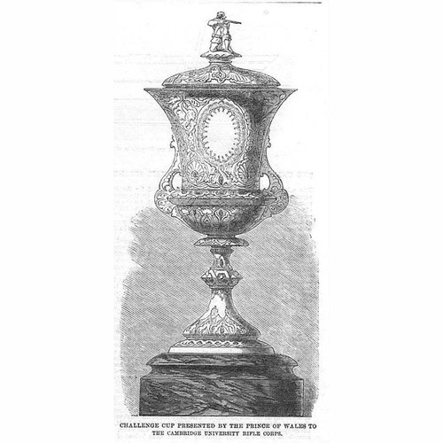 Challenge cup presented the - presented, to