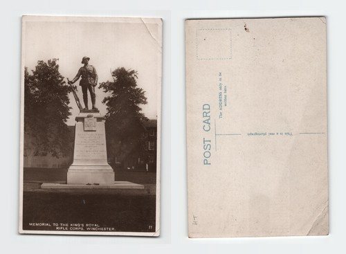 Vintage rppc postcard memorial - postcard,